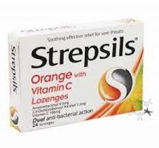 Strepsils orange/satchet