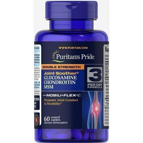 PURITAN'S PRIDE GLUCOSAMINE,CHOND,MSM D/STR X60CAP