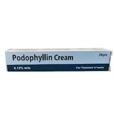 PODOPHYLLIN CREAM 0.15% W/W 20GM