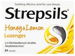 STREPSILS SOOTHING HONEY& LEMON *24 LOZENGES