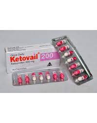 KETOVAIL (KETOPROGEN) 200MG *14 TABLETS [6151006000137]