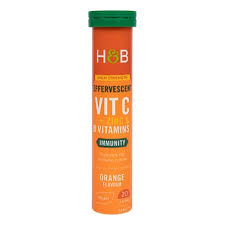 H&B HIGH STRENGTH VITAMIN C & ZINC *20 TABLETS