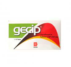 GECIP-TN(CIPRO. & TINIDAZOLE) 500MGX 10TABS