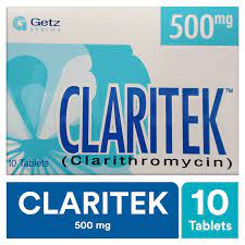 GETZ CLARITEK CLARITHROMYCIN 500MG X 10TABS