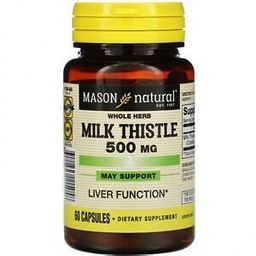 MASON MILK THISTLE 500MG CAPS (X60)