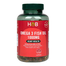 HOLLAND & BARRETT OMEGA 3 FISH OIL 1000MG X120CAPS