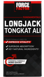 FORCE FACTOR LONGJACK TONGKAT ALI *30 CAPSULES